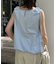ギャザードロストノースリーブブラウスTee