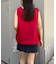 ギャザードロストノースリーブブラウスTee