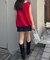 ギャザードロストノースリーブブラウスTee