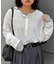 2WAYシアーヘンリーネックTEE