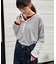 2WAYシアーヘンリーネックTEE