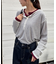 2WAYシアーヘンリーネックTEE