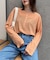 2WAYシアーヘンリーネックTEE