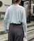 2WAYシアーヘンリーネックTEE