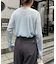 2WAYシアーヘンリーネックTEE