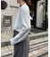 2WAYシアーヘンリーネックTEE