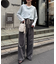2WAYシアーヘンリーネックTEE