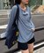 2WAYシアーヘンリーネックTEE