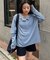 2WAYシアーヘンリーネックTEE