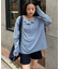 2WAYシアーヘンリーネックTEE