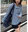 2WAYシアーヘンリーネックTEE