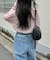 2WAYシアーヘンリーネックTEE