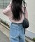 2WAYシアーヘンリーネックTEE