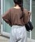 2WAYシアーヘンリーネックTEE