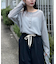 2WAYシアーヘンリーネックTEE