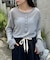 2WAYシアーヘンリーネックTEE