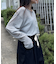 2WAYシアーヘンリーネックTEE
