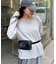 2WAYシアーヘンリーネックTEE