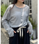 2WAYシアーヘンリーネックTEE
