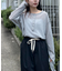 2WAYシアーヘンリーネックTEE