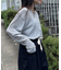 2WAYシアーヘンリーネックTEE