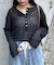 2WAYシアーヘンリーネックTEE