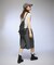 【OddStudio】ピグメントバックダメージロゴスウェットハーフパンツ