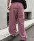 【OddStudio】ピグメントバックダメージロゴスウェットパンツ