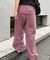 【OddStudio】ピグメントバックダメージロゴスウェットパンツ