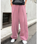 【OddStudio】ピグメントバックダメージロゴスウェットパンツ