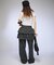 【OddStudio】ピグメントバックダメージロゴスウェットパンツ