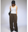 【OddStudio】ピグメントバックダメージロゴスウェットパンツ