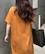 前後2wayヘンリーネックカットワンピース/接触冷感