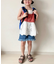 【KIDS】【India】スカラップレースレイヤードキャミチュニック
