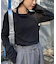 【よちえ企画】韓国っぽホルターネックシアーTEE
