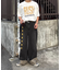 【SG】ロールアップフリンジワイドパンツ