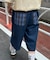 【UNISEX】バックチェックポケットハーフパンツ