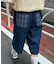 【UNISEX】バックチェックポケットハーフパンツ