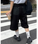 【UNISEX】バックチェックポケットハーフパンツ