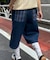 【UNISEX】バックチェックポケットハーフパンツ