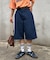 【UNISEX】バックチェックポケットハーフパンツ