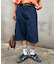 【UNISEX】バックチェックポケットハーフパンツ