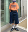 【UNISEX】バックチェックポケットハーフパンツ
