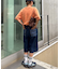 【UNISEX】バックチェックポケットハーフパンツ