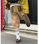 【UNISEX】バックチェックポケットハーフパンツ