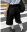 【UNISEX】バックチェックポケットハーフパンツ