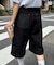 【UNISEX】バックチェックポケットハーフパンツ