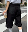【UNISEX】バックチェックポケットハーフパンツ