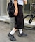 【UNISEX】バックチェックポケットハーフパンツ