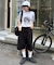 【UNISEX】バックチェックポケットハーフパンツ